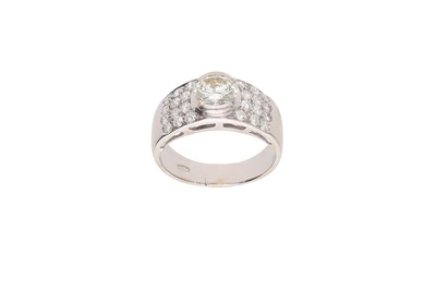Anello a fascia con diamanti - Asta Preziosi Anello a fascia con diamanti - Asta Preziosi