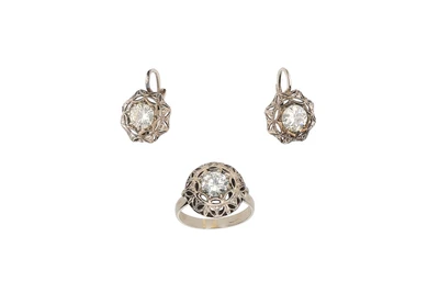 Parure con diamanti - Asta Preziosi Parure con diamanti - Asta Preziosi