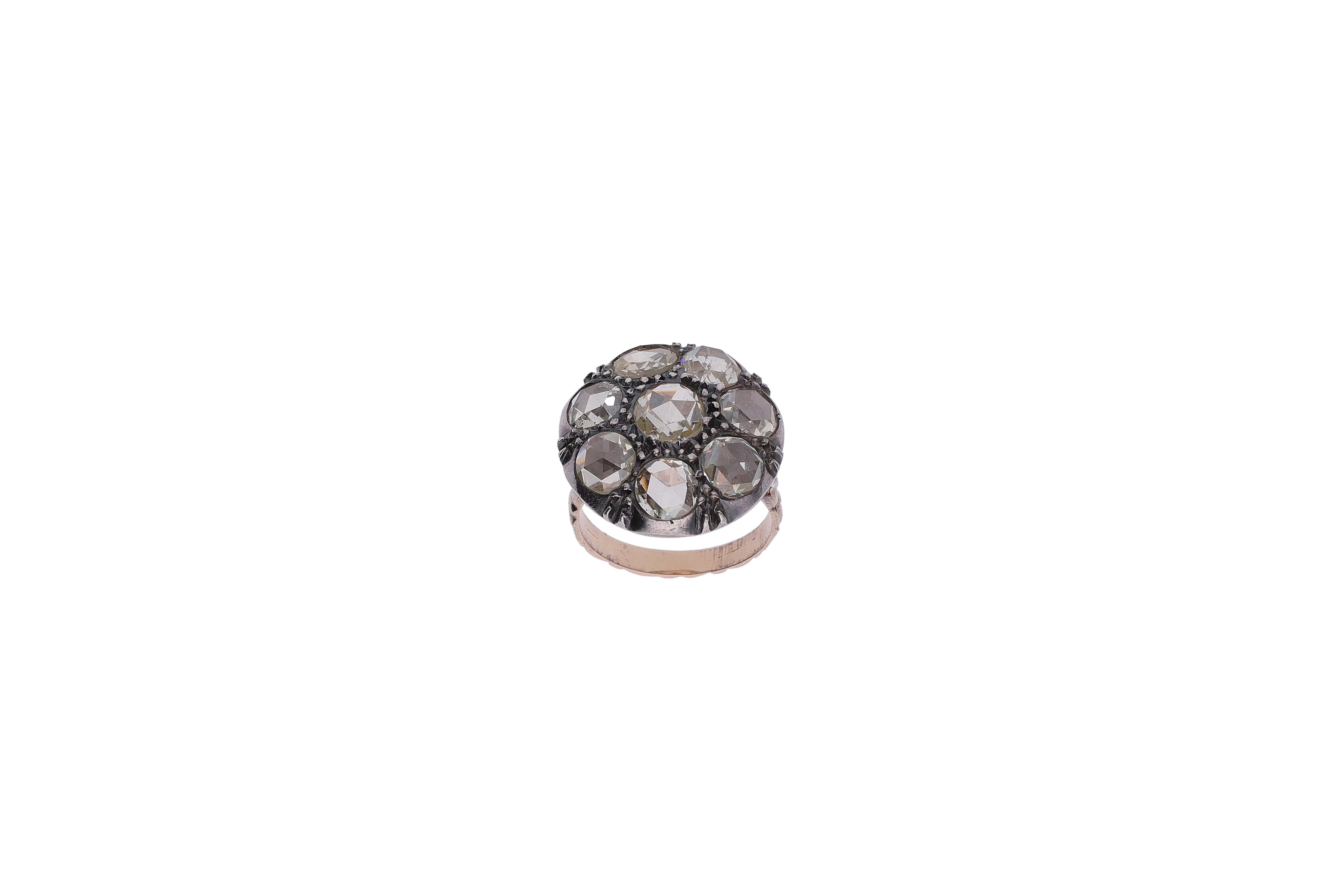 Anello stile antico modello toppa in oro giallo 750 - Asta Preziosi