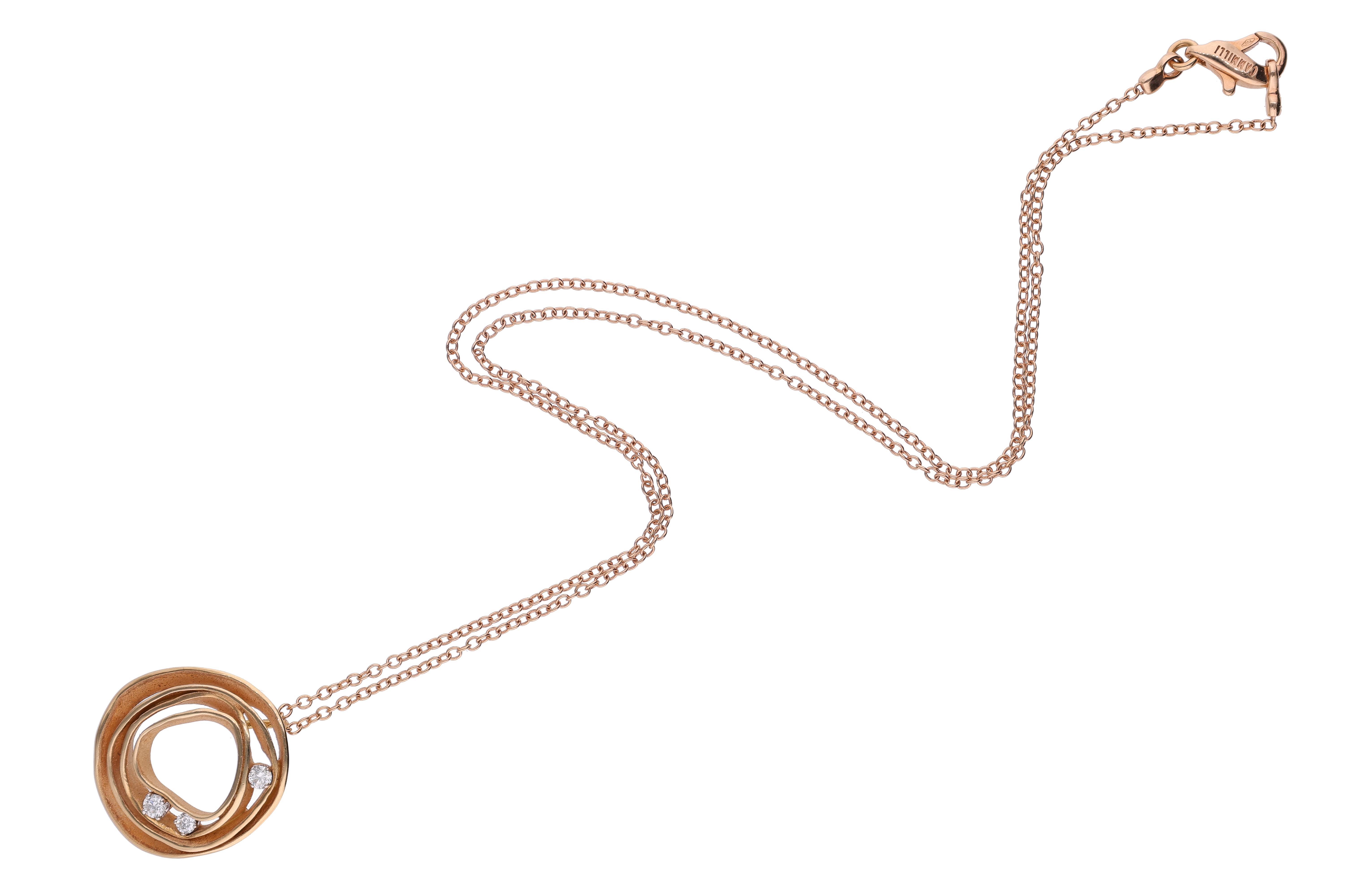 A. Cammilli, collier con pendente mobile con diamanti - Asta Preziosi