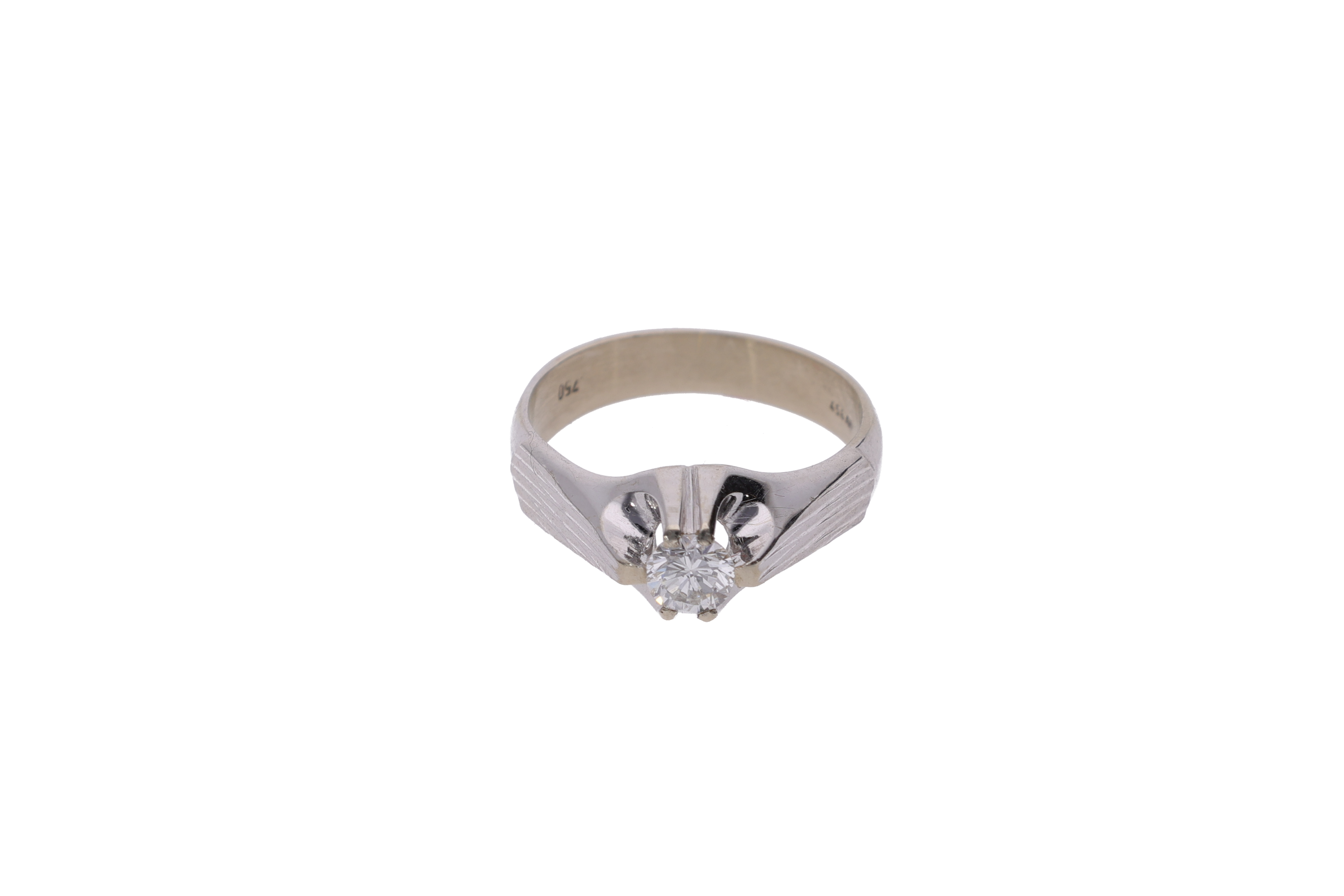 Anello con diamante - Asta Preziosi