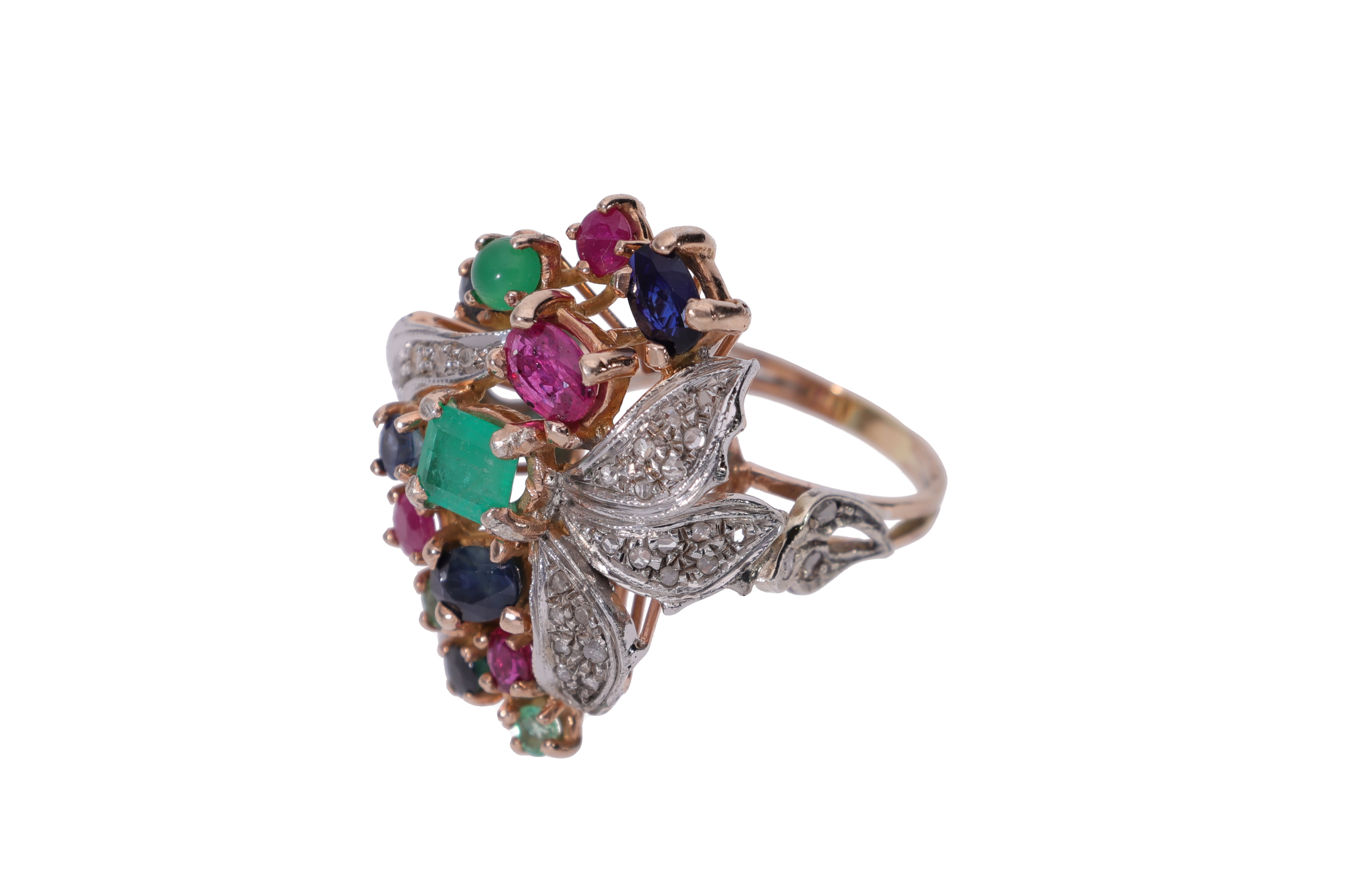Anello fantasia con diamanti - Asta Preziosi
