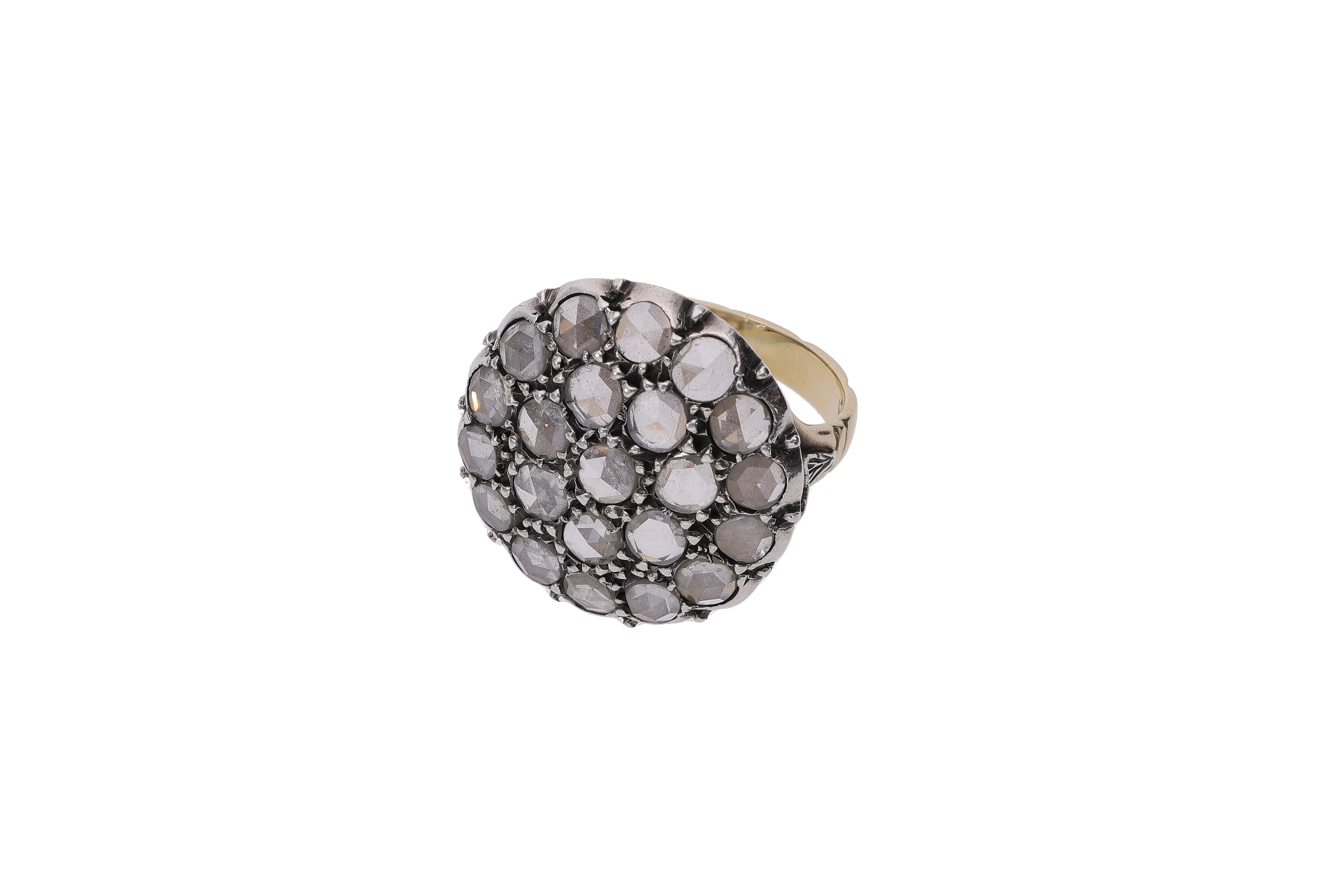 Anello in stile antico con diamanti - Asta Preziosi