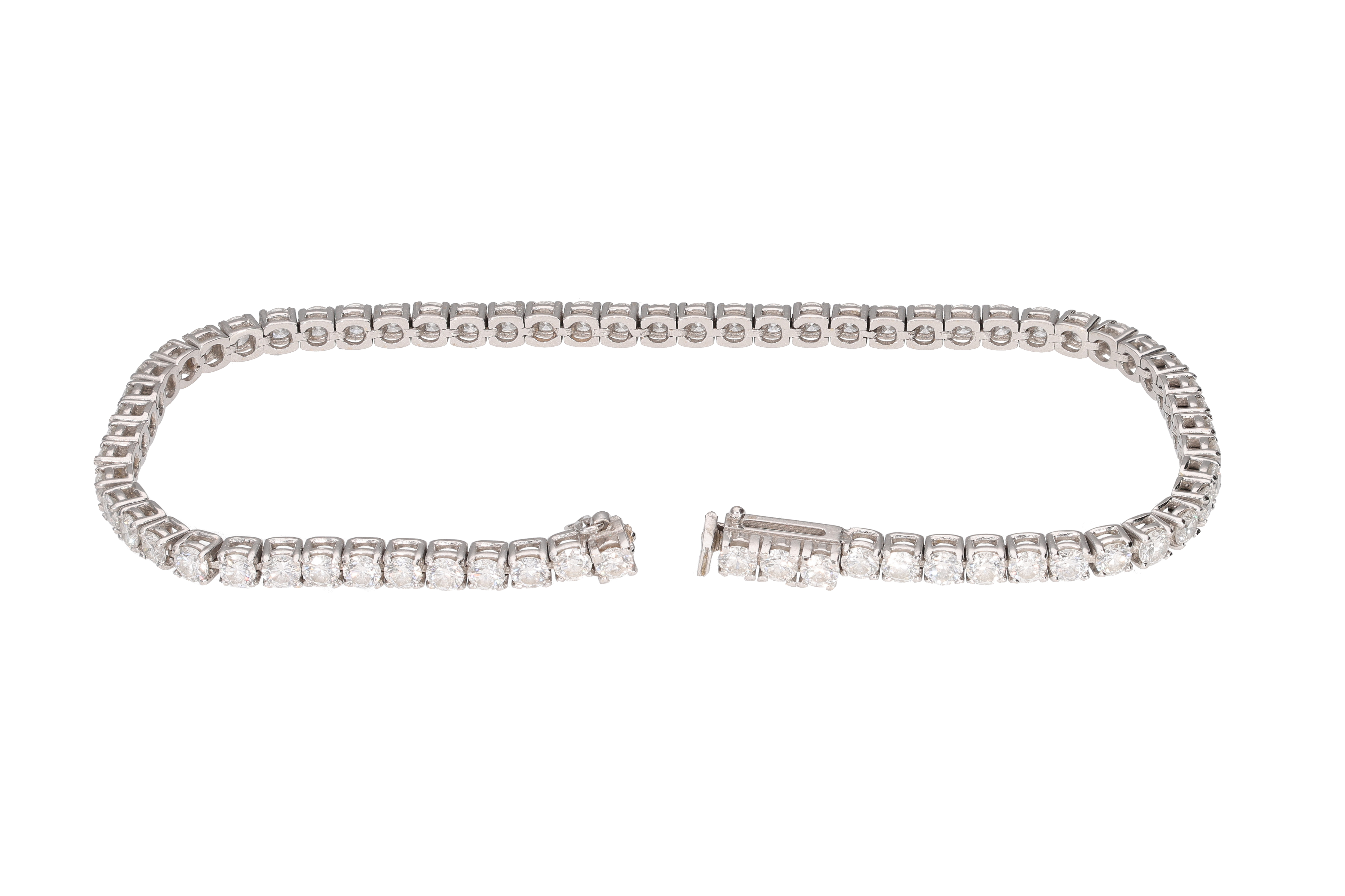 Bracciale tennis con diamanti - Asta Preziosi