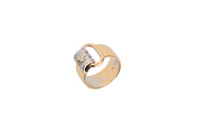 Alfieri St.John, anello a fibbia con diamanti - Asta Preziosi Alfieri St.John, anello a fibbia con diamanti - Asta Preziosi
