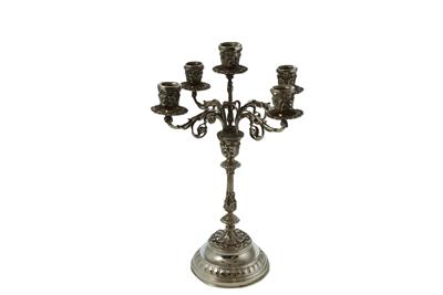 Candelabro a cinque fiamme - Asta Preziosi Candelabro a cinque fiamme - Asta Preziosi