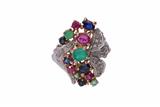 Anello fantasia con diamanti - Asta Preziosi Anello fantasia con diamanti - Asta Preziosi