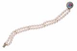 Bracciale a 2 fili di perle coltivate - Asta Preziosi Bracciale a 2 fili di perle coltivate - Asta Preziosi