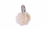 Pendente con rosa di corallo - Asta Preziosi Pendente con rosa di corallo - Asta Preziosi