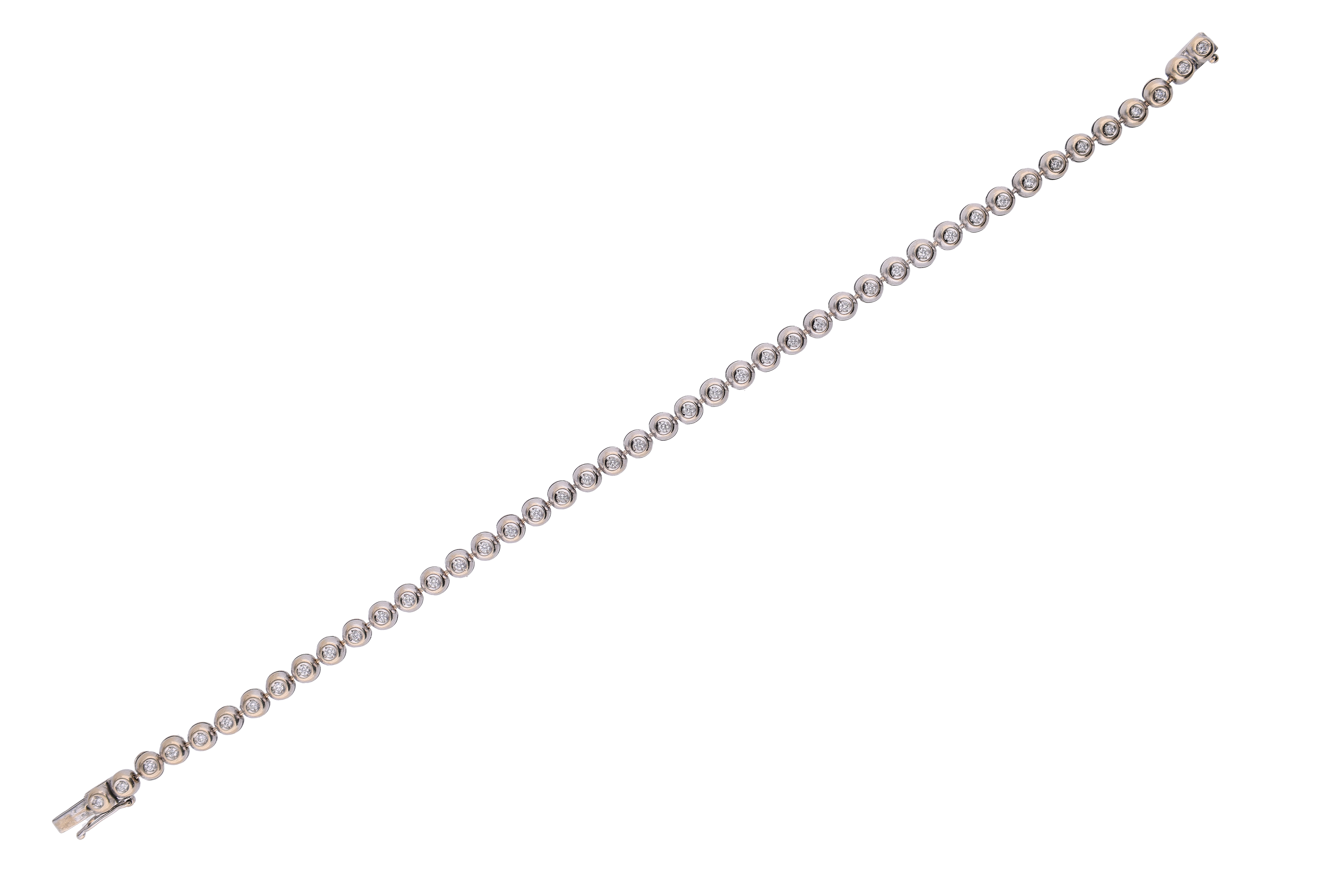 Bracciale tennis con diamanti - Asta Preziosi