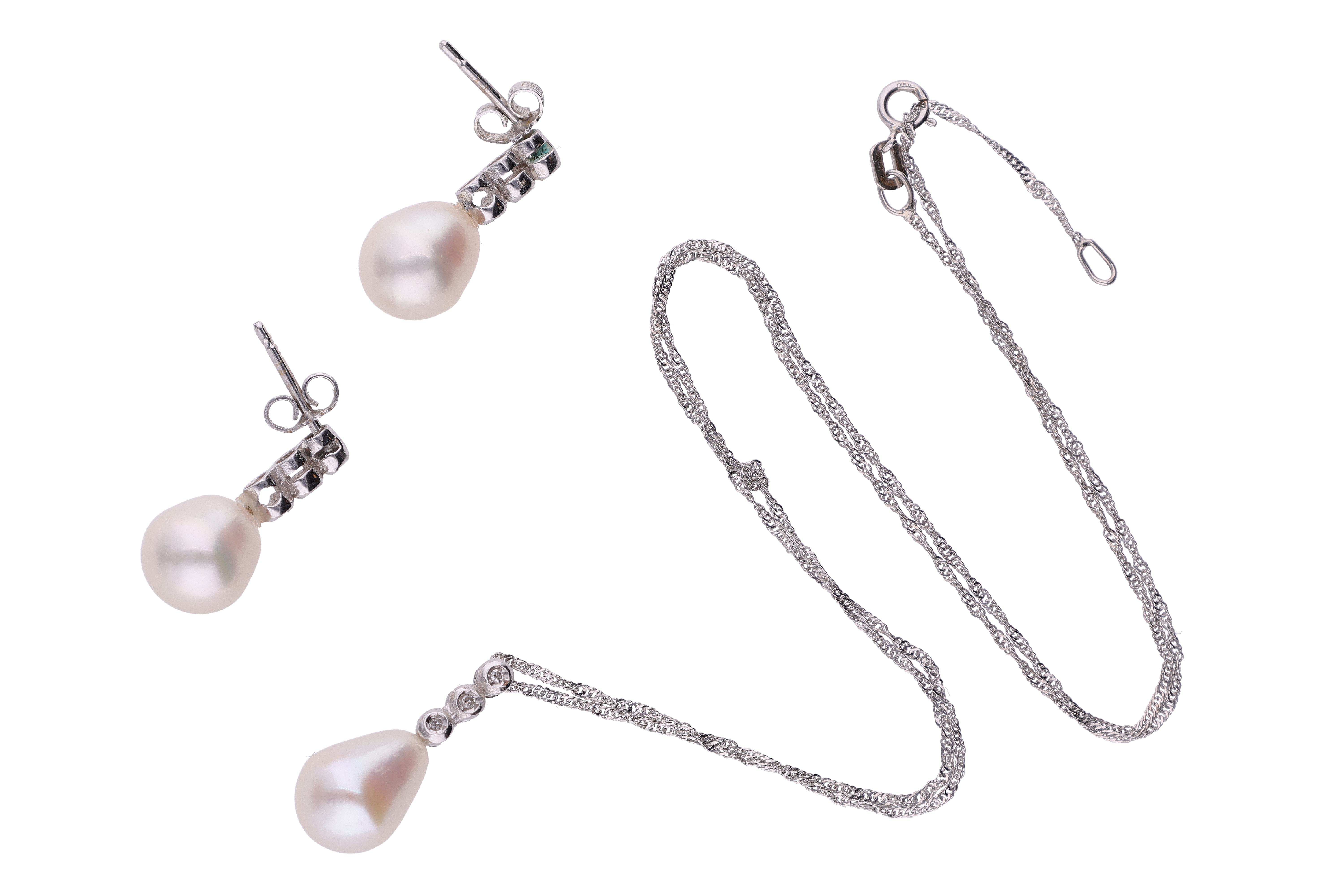 Parure composta da paio orecchini e collier - Asta Preziosi