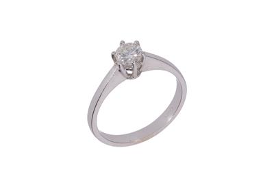 Anello solitario con diamante - Asta Preziosi Anello solitario con diamante - Asta Preziosi