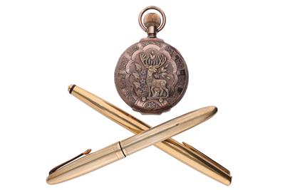 Orologio da tasca e due penne - Asta Preziosi Orologio da tasca e due penne - Asta Preziosi