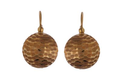 Paio di orecchini a sfera - Asta Preziosi