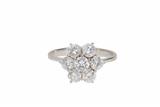 Anello a forma di fiore con diamanti - Asta Preziosi Anello a forma di fiore con diamanti - Asta Preziosi
