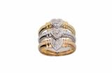 Anello con cuori di diamanti - Asta Preziosi Anello con cuori di diamanti - Asta Preziosi