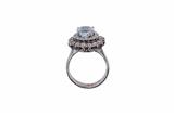 Anello con diamanti e acquamarina - Asta Preziosi Anello con diamanti e acquamarina - Asta Preziosi