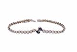 Bracciale con diamanti e zaffiri - Asta Preziosi Bracciale con diamanti e zaffiri - Asta Preziosi