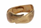 Bracciale contrarie' con decori ad elementi vegetali - Asta Preziosi Bracciale contrarie' con decori ad elementi vegetali - Asta Preziosi