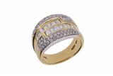 Damiani, anello a fascia con diamanti - Asta Preziosi Damiani, anello a fascia con diamanti - Asta Preziosi