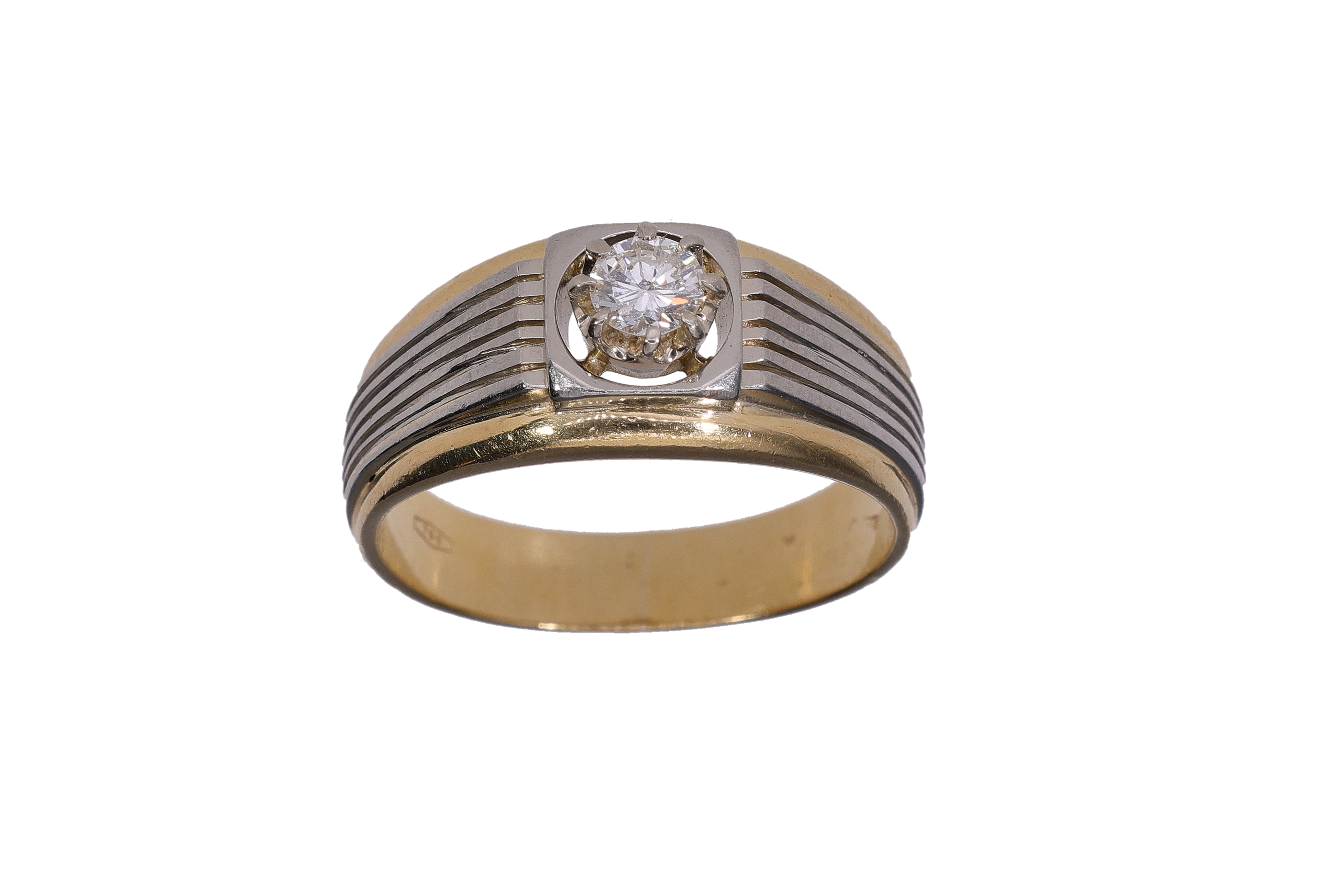 Anello con diamante - Asta Preziosi