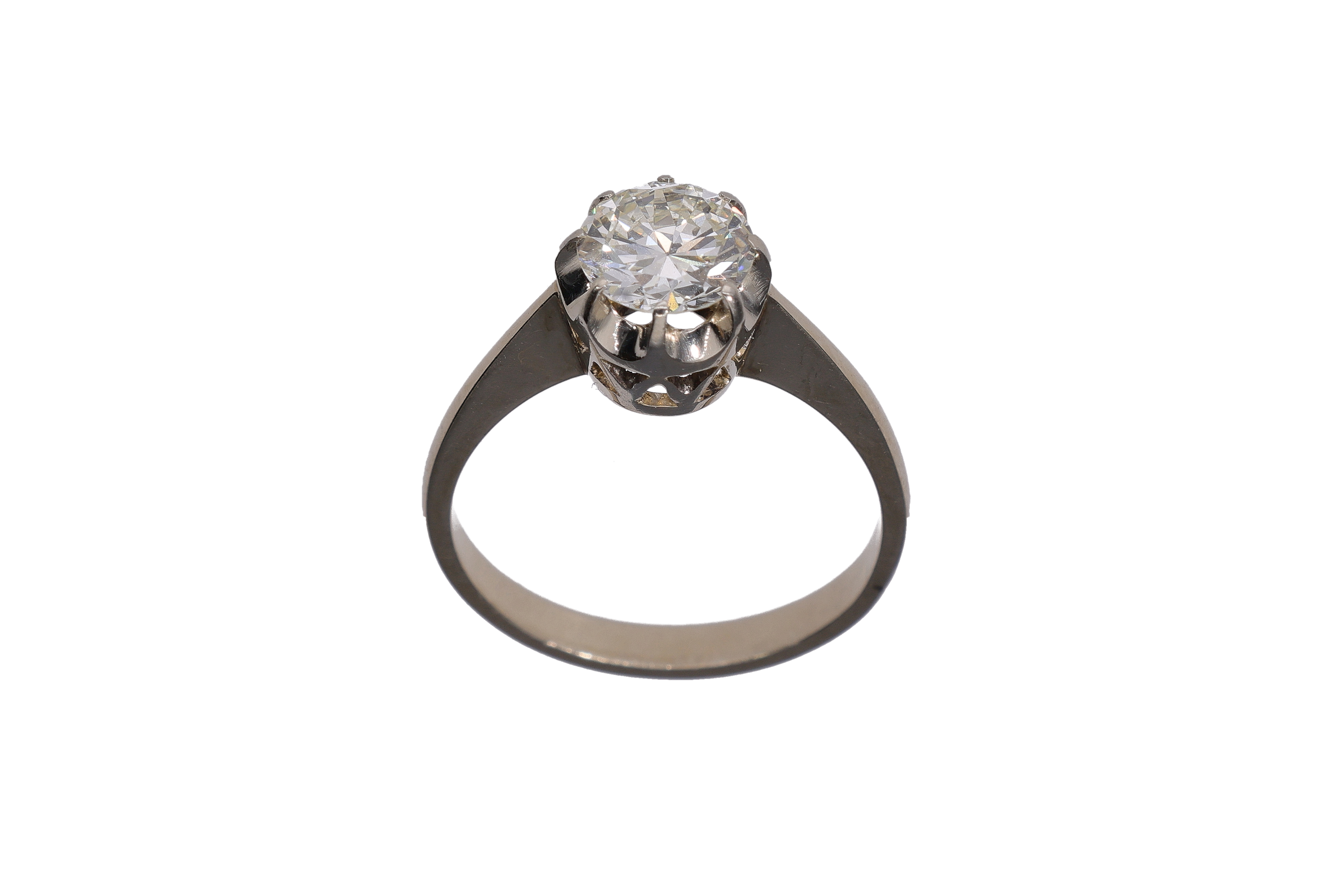 Anello con diamante - Asta Preziosi