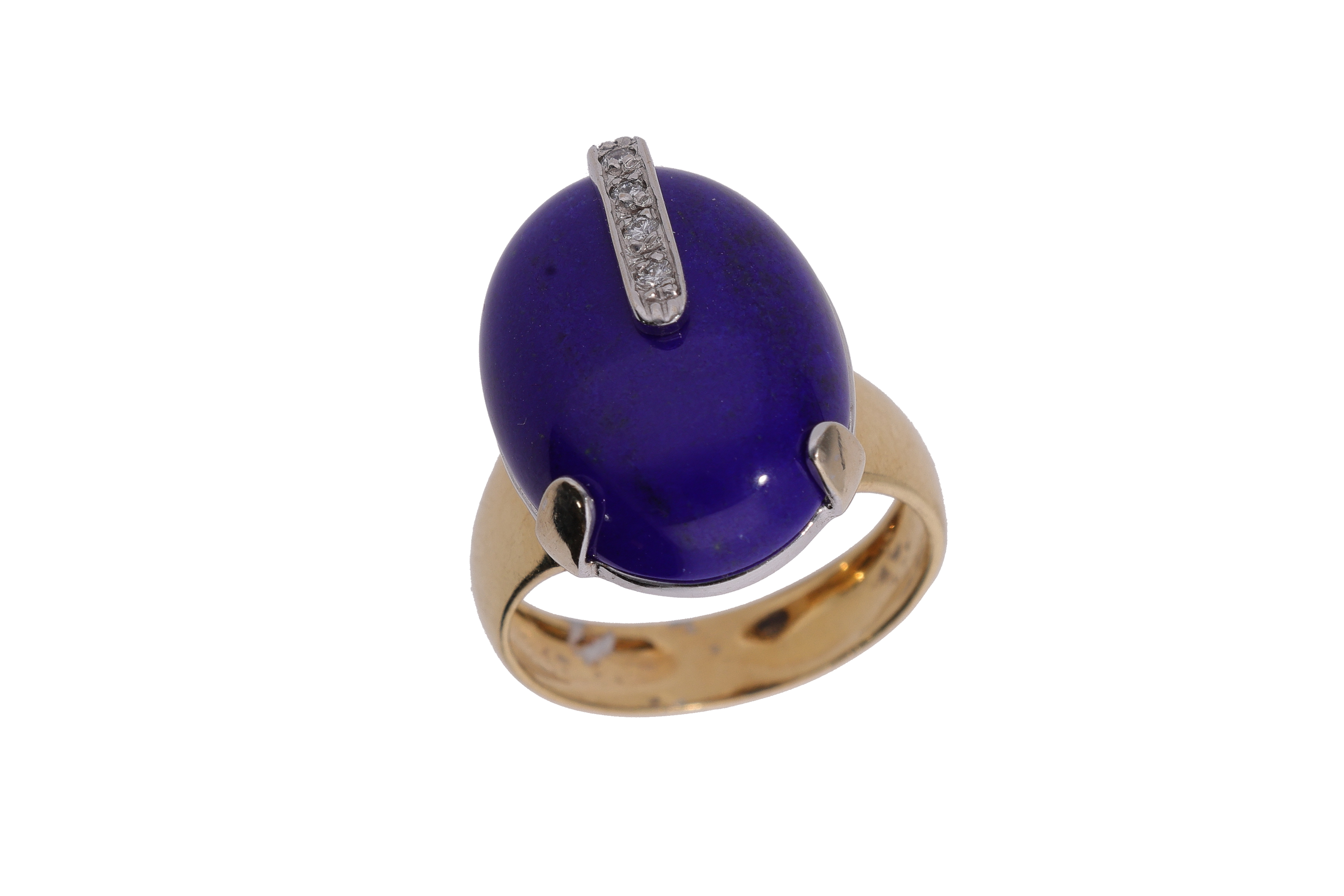Anello con diamanti e lapislazzuli - Asta Preziosi