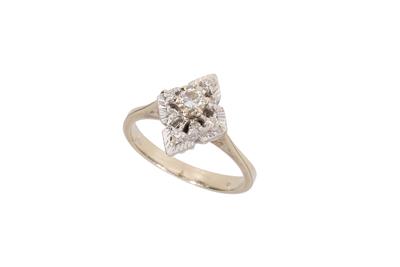 Anello a rombo con diamanti - Asta Preziosi Anello a rombo con diamanti - Asta Preziosi