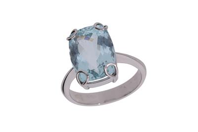Anello con acquamarina - Asta Preziosi