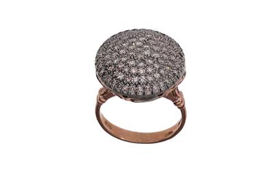 Anello con diamanti brown - Asta Preziosi Anello con diamanti brown - Asta Preziosi