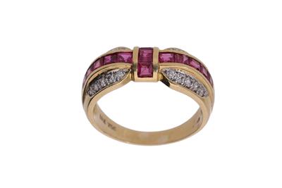 Anello con diamanti e rubini - Asta Preziosi Anello con diamanti e rubini - Asta Preziosi