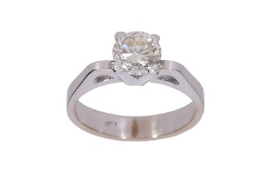 Anello solitario con diamante - Asta Preziosi Anello solitario con diamante - Asta Preziosi