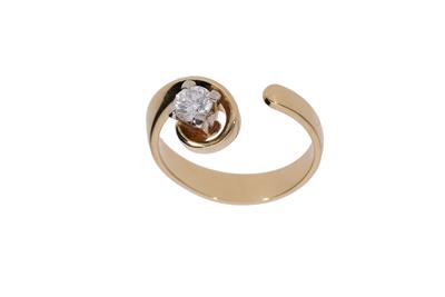 Anello solitario con diamante - Asta Preziosi Anello solitario con diamante - Asta Preziosi