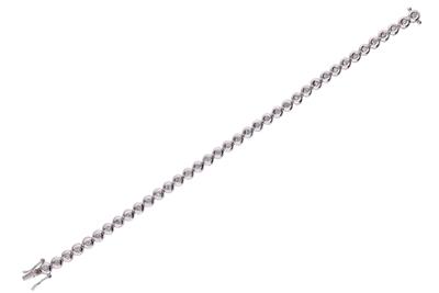Bracciale con diamanti e pietre incolori - Asta Preziosi Bracciale con diamanti e pietre incolori - Asta Preziosi