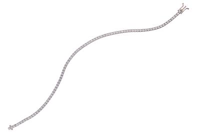 Bracciale tennis con diamanti - Asta Preziosi Bracciale tennis con diamanti - Asta Preziosi
