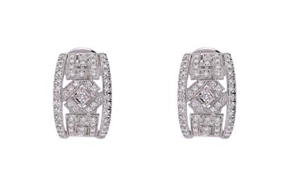 Chimento, paio di orecchini con diamanti - Asta Preziosi Chimento, paio di orecchini con diamanti - Asta Preziosi