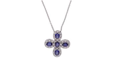 Collana con diamanti e pietre - Asta Preziosi Collana con diamanti e pietre - Asta Preziosi