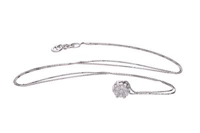 Collana e pendente mobile con diamanti - Asta Preziosi Collana e pendente mobile con diamanti - Asta Preziosi