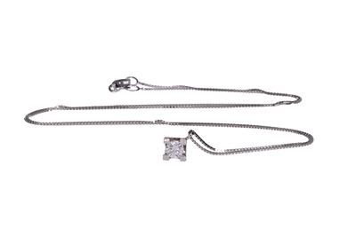 Collier punto luce con pietra incolore - Asta Preziosi Collier punto luce con pietra incolore - Asta Preziosi