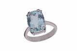 Anello con acquamarina - Asta Preziosi