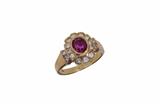 Anello con diamanti e rubino - Asta Preziosi Anello con diamanti e rubino - Asta Preziosi