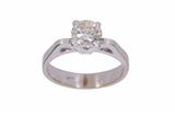Anello solitario con diamante - Asta Preziosi Anello solitario con diamante - Asta Preziosi