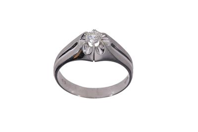 Anello con diamante - Asta Preziosi