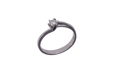 Anello con diamante - Asta Preziosi