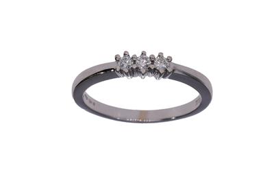 Anello con diamanti - Asta Preziosi