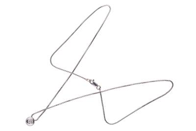 Collana punto luce con diamante - Asta Preziosi