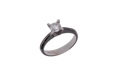 Anello con diamante - Asta Preziosi