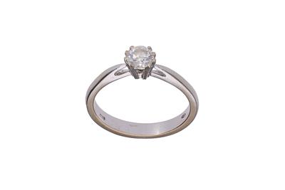 Anello solitario con diamante - Asta Preziosi