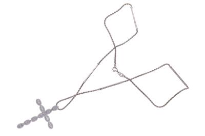 Collana e ciondolo con diamanti - Asta Preziosi