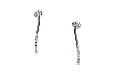 Orecchini con diamanti - Asta Preziosi